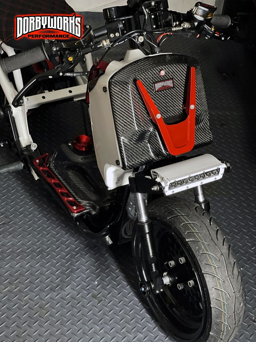 HONDA RUCKUS CARBON FIBER BATTERY BOX MASK
